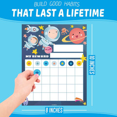 Star Sticker Chart for Kids Behavior -25 Toddler Sticker Reward Chart Incentives
