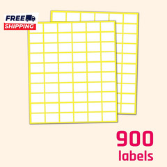 (900 Pack) 0.75″ X 0.5″ – Price Stickers Small White Labels Stickers