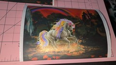 Unicorn Stickers Rainbow Castle Lot Of 2 READ