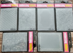 🐝 Great EMBOSSING FOLDER LOT Background border Designs flower bird occasions et