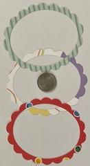 OVAL FRAME Die-Cuts(6pc) 3-1/4″x4″Journaling•Scrapbooking •Pictures•Card Making