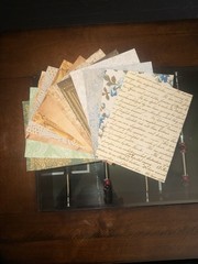 Antique Inspired Junk Journal Kit Multimedia Ephemera Scrapbook, Paper Crafts