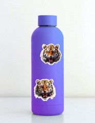 Roaring Tiger Head Die Cut Vinyl Stickers Set Scrapbooking Laptop WaterBottle