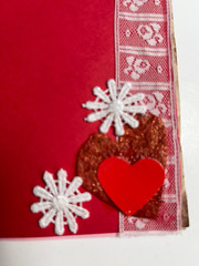 valentines junk journal scrapbook tassel pen clip 74 pages penguin couple