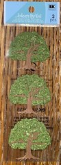 RARE Jolees Mini Topiary Trees Garden Green House Plant Craft Scrapbook 4×2