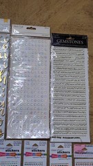 Vintage LOT Thickers American Crafts Puffy Scrapbook Stickers Letters /Dots/Gems