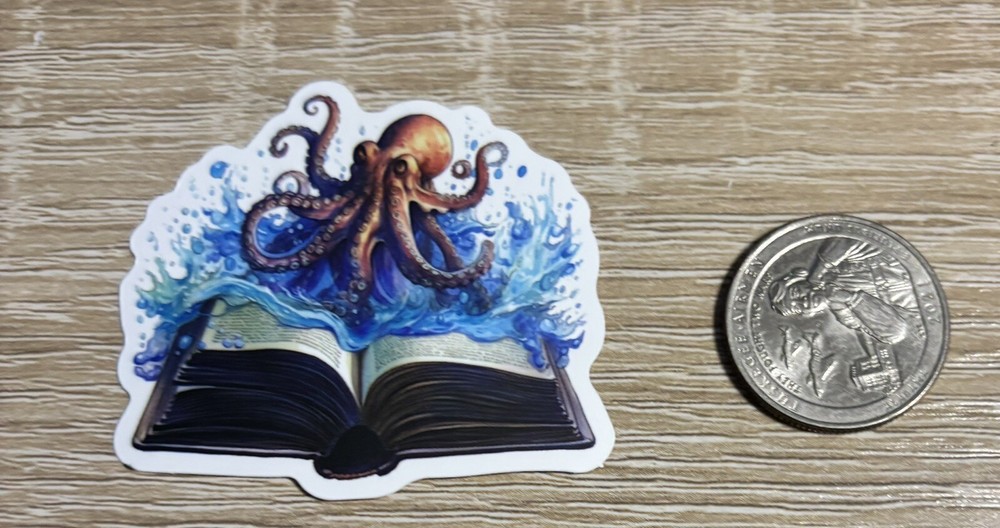 Reading Book Sticker