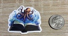 Reading Book Sticker