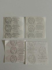 Vintage Sandylion Lot Of 4 Mods Hearts Valentines Stickers love Fuzzy Glitter