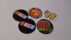 Pre Cut One Inch Bottle Cap Images Nascar Free Shipping