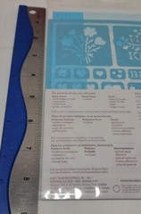 Adhesive Stencil Sheet – Martha Stewart – Valentine Theme – 14 Designs – 2011