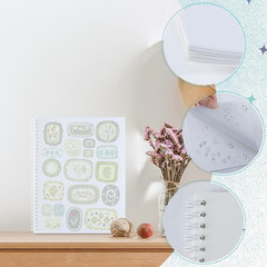 Reusable Sticker Book Collecting Album Sticker Collection Storage Book for Adult