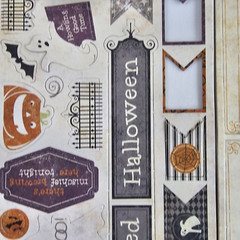 Retired Close to My Heart Moonlight Complements X7161C Halloween Chipboard