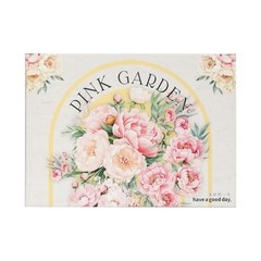 180 Pcs Pink Garden Flower Stickers – Waterproof Cherry, Peony, Tulip for Journa