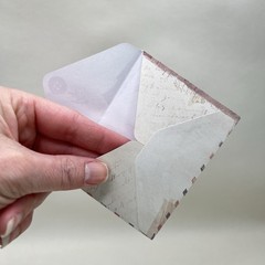 Vintage Style Mini Envelopes Scrapbooking Journaling Pockets Collage
