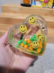 Vintage Smiley Face Sandylion Sticker Stationery Kit Floaty Paperweight Pen Lot