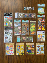 HUGE DIMENSIONAL Scrapbooking STICKER LOT – Holidays School Vacation Stickers