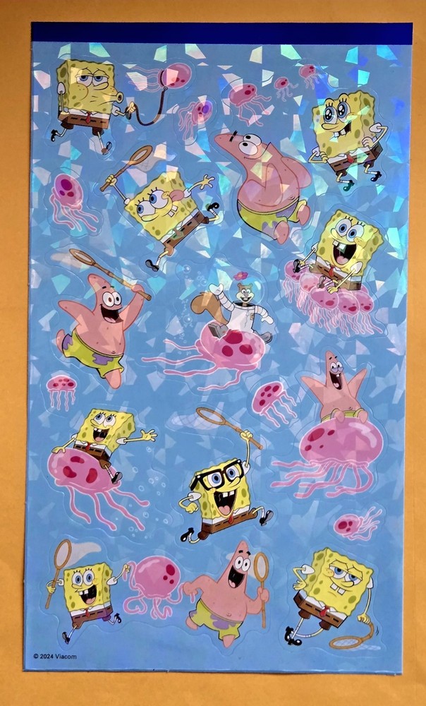 SpongeBob SquarePants Sticker Single Sheet/ Holographic