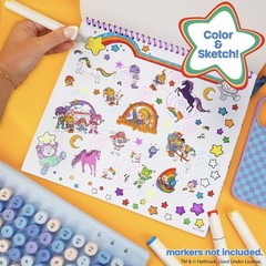 Rainbow Brite Sketchbook 20 Pages & 100+ 10.5 x 9.5 inches,