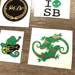Vintage Sobe Stickers Lizard Original Decals Skateboard Motorcycle Bike Y2K 90s