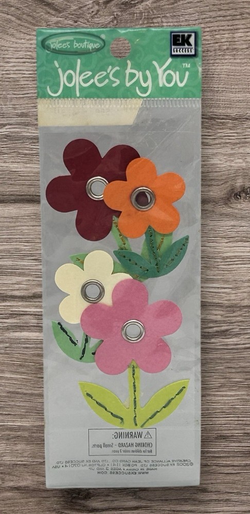 Jolee’s By You Funky Flowers Stickers Scrapbooking EK Success NEW