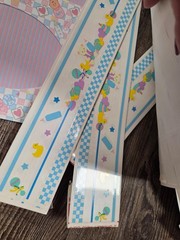 Huge Mixed Lot Baby Pastel Girl Boy Sticker Trim Scrapbook Crafting Kit Set