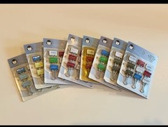 NWOT Li’l Davis Designs Painted Binder Clips 72-piece Set