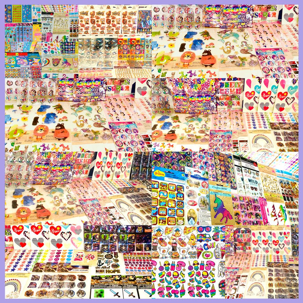 Stickers Kit Collectors Planner Craft Scrapbook Variety Of Themes | 1079+ Pcs.