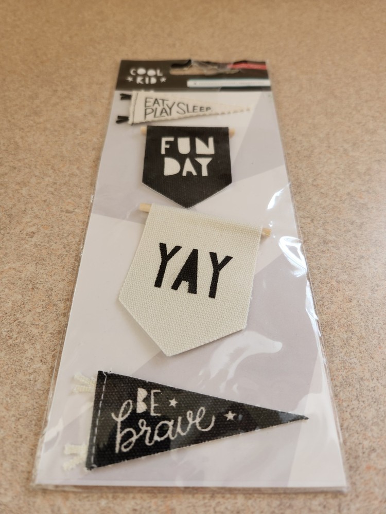 Crate Paper Cool Kid~Pennants for paper crafting