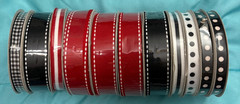 Bazzill Basics Ribbon lot ** 15 yards each roll ** (see description for details)