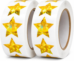 1000 Smiley Face Reward Stickers – 1 Inch round Multicolor Classroom Labels