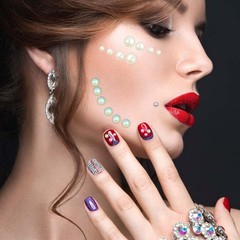 1320 Pieces Self Adhesive Pearl Stickers for DIY Crafts 8 Sheets Colorful Flat B