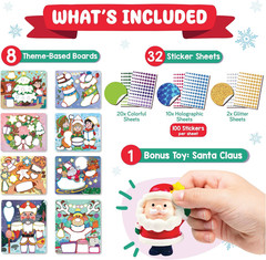 Christmas Special – Dot Stickers for Toddlers, Holiday Theme Dot Art Activity fo