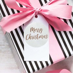 500 Pcs/Roll Merry Christmas Label Stickers Thank You Card Sealing Label Sticker