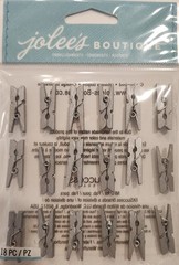 Lot of 6 packs JOLEE’S Boutique Silver Clips Repeat