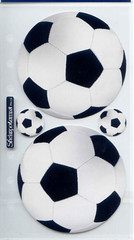 NEW! Lot of 4 Different Jolee’s SOCCER Goal Theme stickers Fast Fair Shipping!