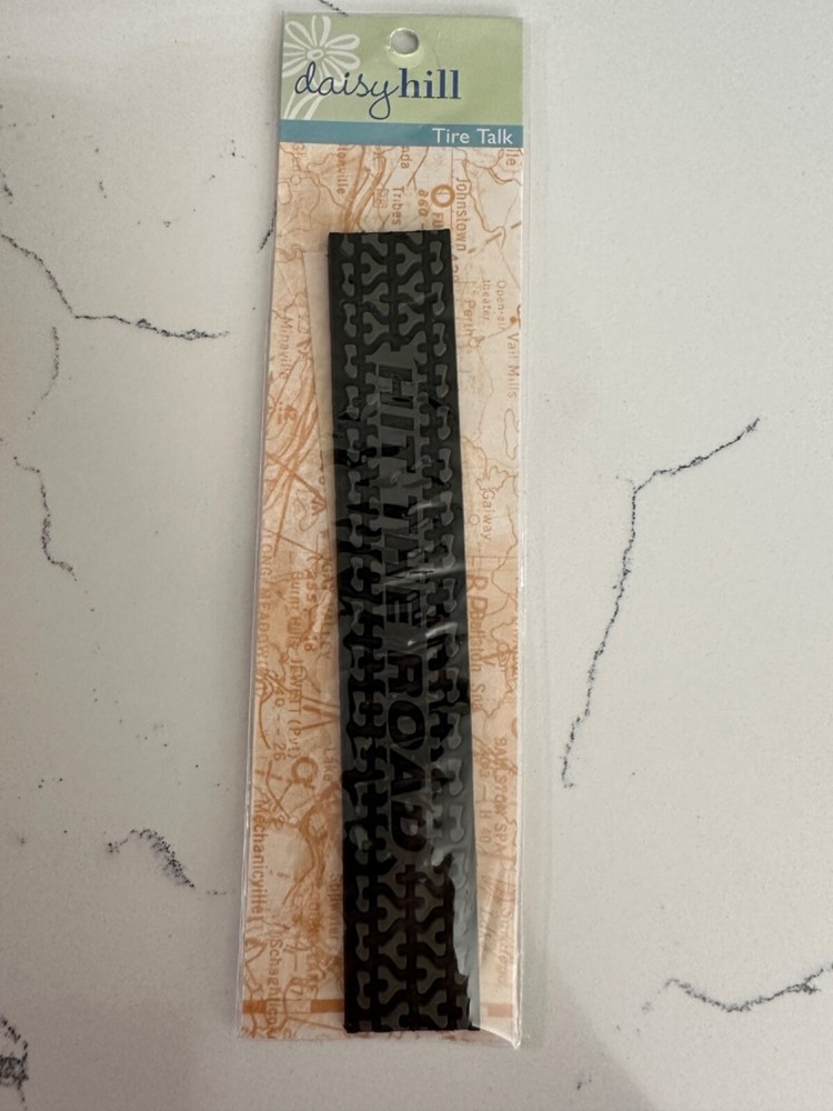 Daisy Hill Hit The Road Tire Tread Sticker DIY Crafts Scrapbooking Embellishment