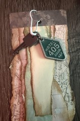 9 Junk Journal Explorer Adventure Dangles Hotel Tags Layered Handmade Charms