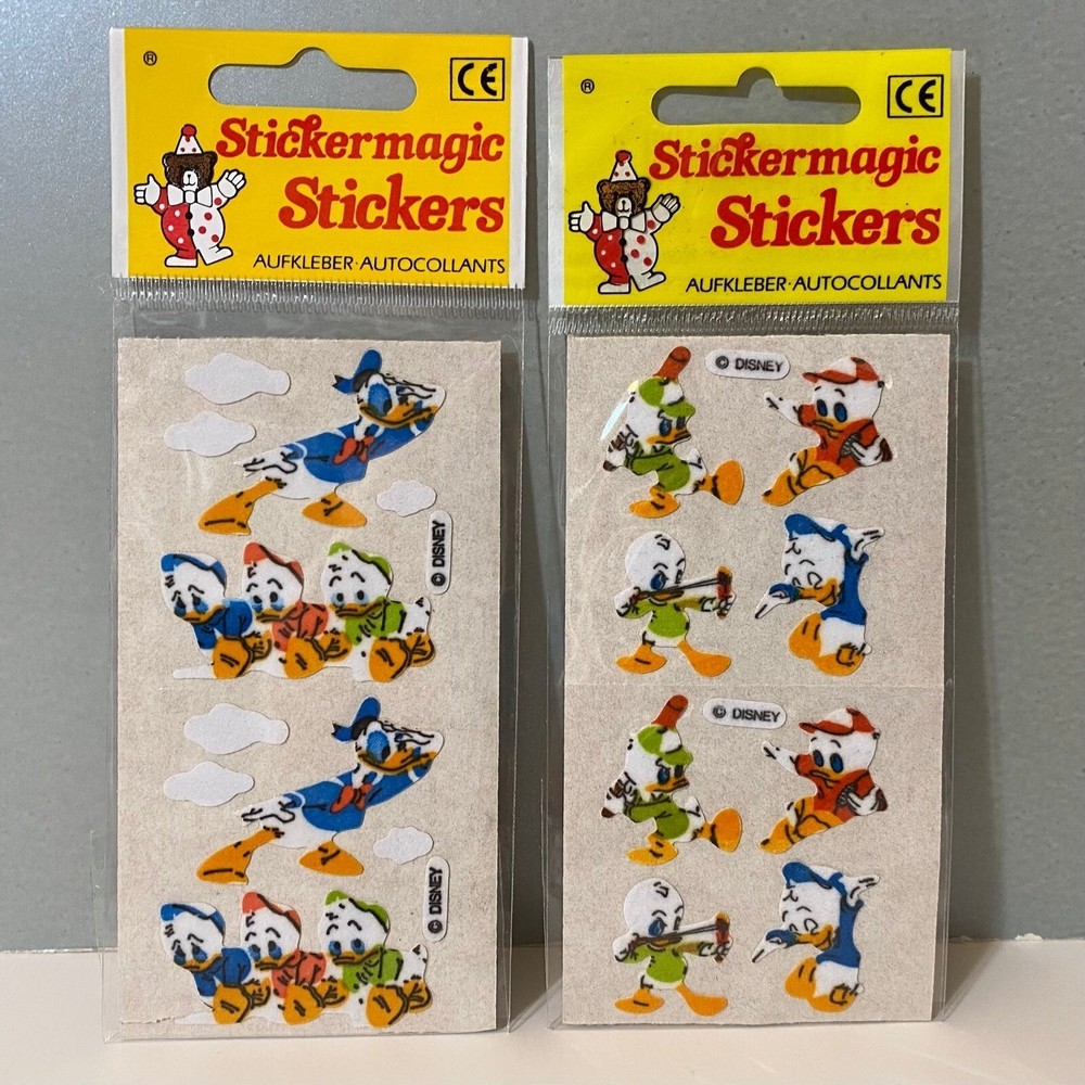 Stickermagic Disney Duck Tales Fuzzy Stickers