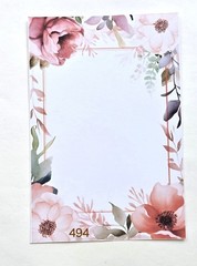 Floral Frames Junk Journals Invitations Notes