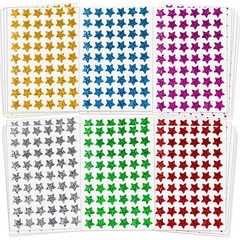 1620 Pack, 6 Colors, Holographic Small Star Stickers for Kids Reward, Behavio…