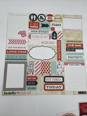 Scrapbooking Destash Lot My Minds Eye Echo Park Teresa Collins Stickers Rubons