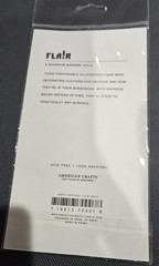 American Craft Flair 8 adhesive colorful badges for scrapbook cards crafts