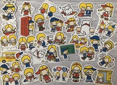 Kawaii Patty & Jimmy 35 pc MATTE Journaling Scrapbooking Stickers Flakes