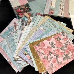 Kaiser Crafts SILVER BELLS & CHRISTMAS WISHES 12 x 12 Papers Ephemera Stickers