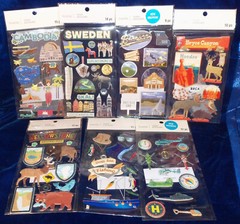 LOT of Recollections Stickers 7 NEW Packs Travel & Leisure USA National Parks +