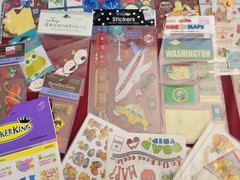 Huge Lot Vintage Regular & DIMENSIONAL Stickers Disney Sandylion Jolees 6+ Lbs