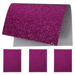 4 Pcs Ab Rhinestone Sheet Sticker Violet Rhinestones Strip Craft