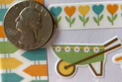 GARDEN OF LOVE Vellum Sticker(24pc)Creative Touch•Bloom•Flowers•Green Thumb•Grow