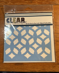 Clear Scraps CSSM «Funkey» Stencil Pattern 6×6 Scrapbooking & Crafts (B377)
